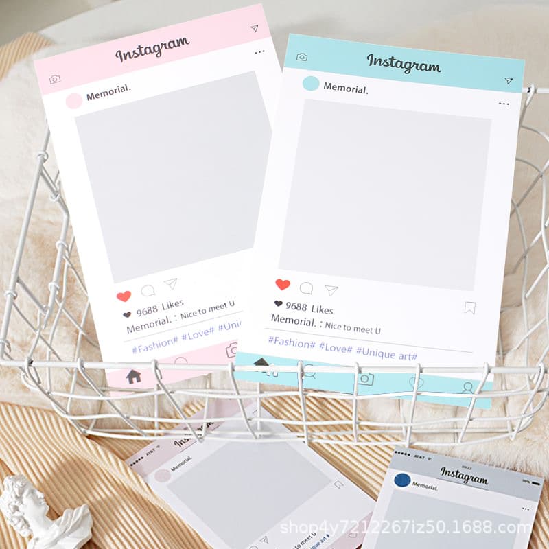 Wholesale ins card packaging material cardboard small card packaging gift protection card back card graffiti small cardboard