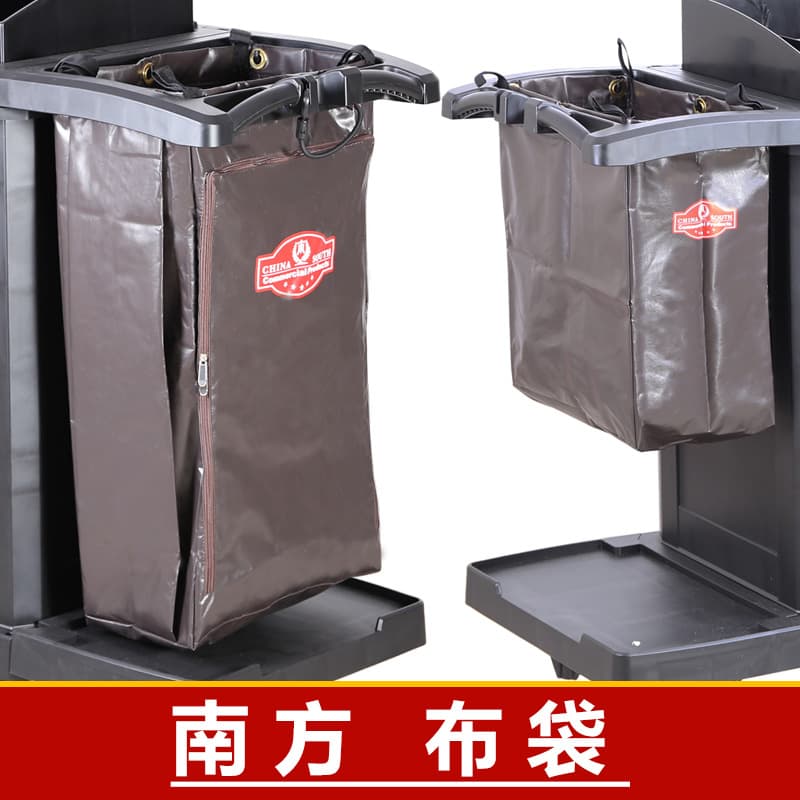 Hotel room cleaning service cart, linen bags, double-sided service cart, garbage bags, canvas doorway cart, linen cart, bags
