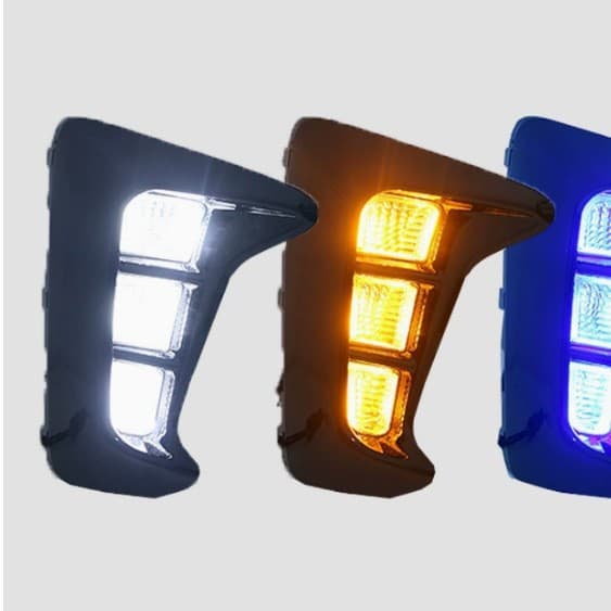 LED Front Bumper Light for Kia Sorento Daytime Running Light KIA Pegas Front Fog Light Kia Soluto Modification