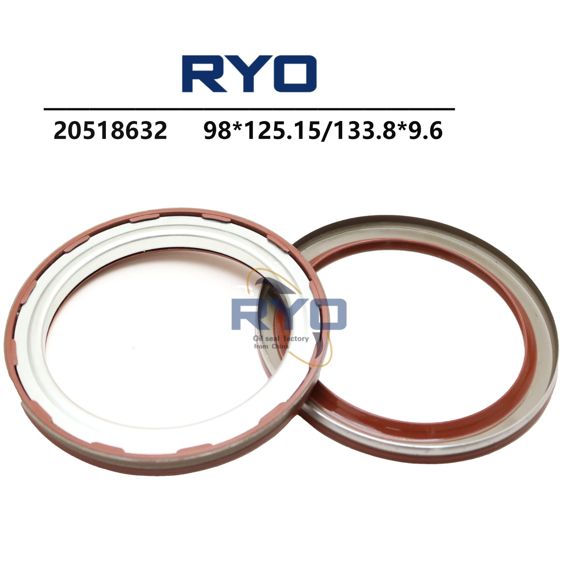 RYO Supply Truck Hub Oil Seal 20518632 98*125.15/133.8*9.6