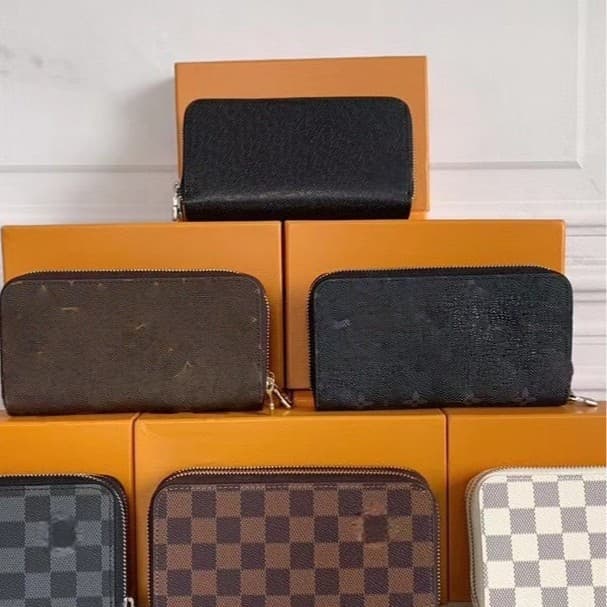 Small Wallet Cross-Border Hot Selling Multi-Function Card Slot Men's and Women's Wallet Short Mini Zip Around Clutch Wallet