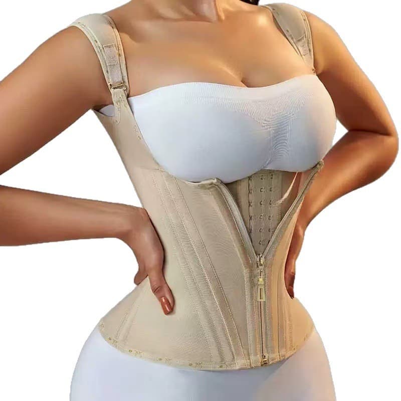 Cross-border hot-selling body-shaping tops enhanced version breathable corset women's outer wear girdle belt slim-fitting body-shaping clothes