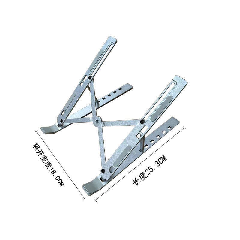 Laptop Stand Aluminum Alloy Multifunctional Desktop Foldable Height Adjustable Vertical Portable