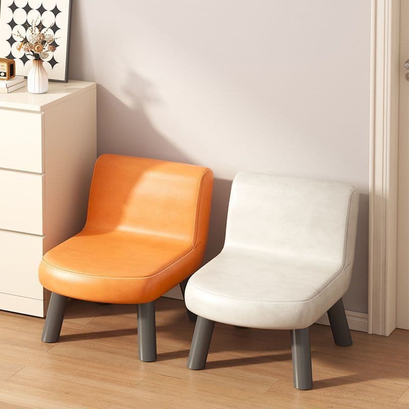 Home use backrest sofa stool, small chair for adults and children, low bench for doorway shoe changing, living room tea table.