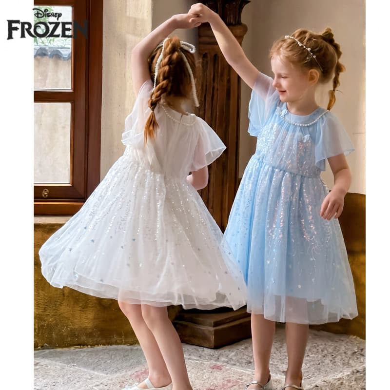 Girls' Dress Children's Skirt Summer New Princess Dress Fashionable Puffy Tulle Skirt Festival Gown