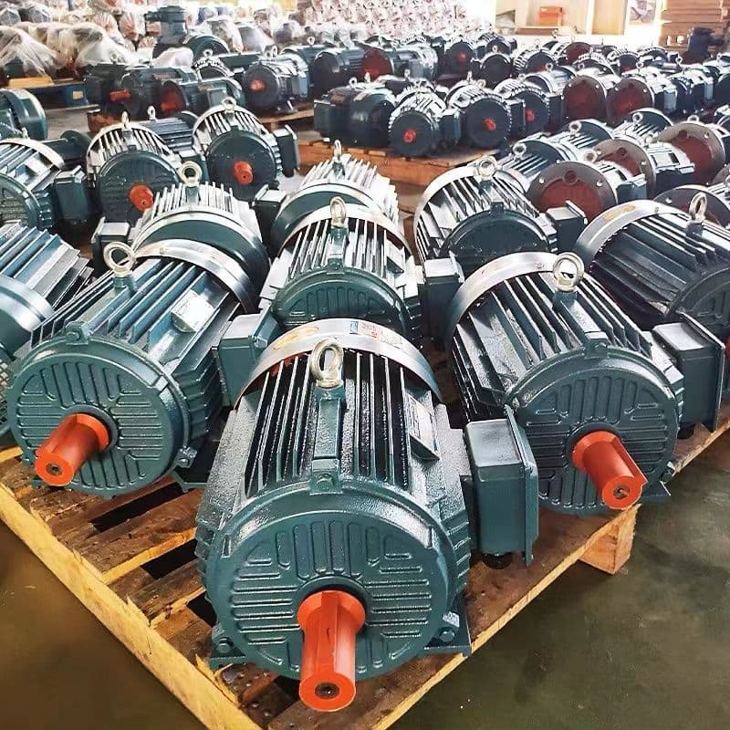 Three-phase pure copper high-speed high-horsepower industrial motor, national standard three-phase asynchronous motor, high-power motor manufacturer