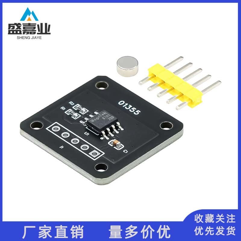 MT6701 Magnetic Encoder Magnetic Induction Angle Measurement Sensor Module 14-bit High Precision Replacement for AS5600
