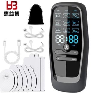 EMS Therapy Device Home Use Pulse Massager for Neck, Waist, Back Multifunctional Electrotherapy Meridian Massage
