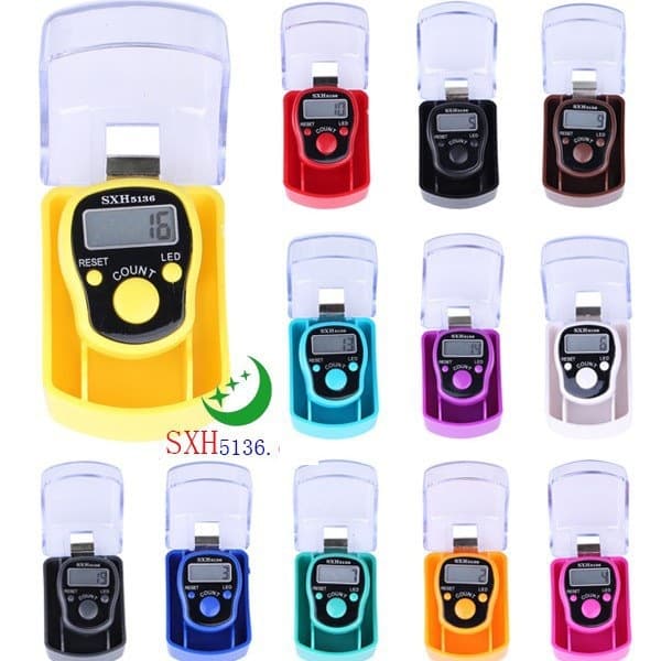 Factory Direct Sales Finger Ring Counter with Light. LED Luminous Manual Counter 1040 with Light Box