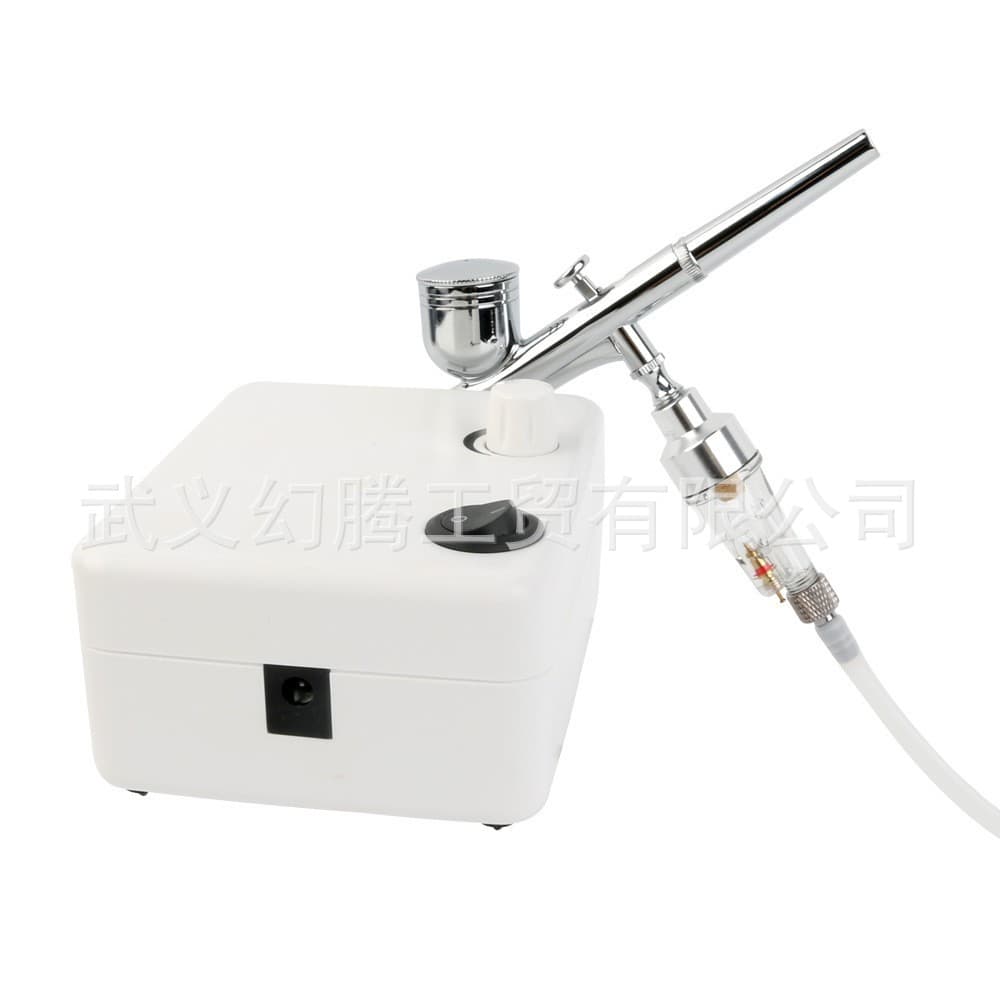 Amazon cross-border coloring airbrush air pump set mini plug-in turtle pump touch-up model air pump