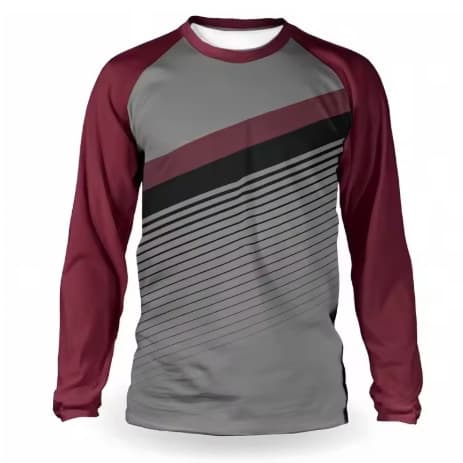 Mountain bike DH motorcycle endurance printed long-sleeved shirt MTB men's downhill off-road breathable quick-drying top