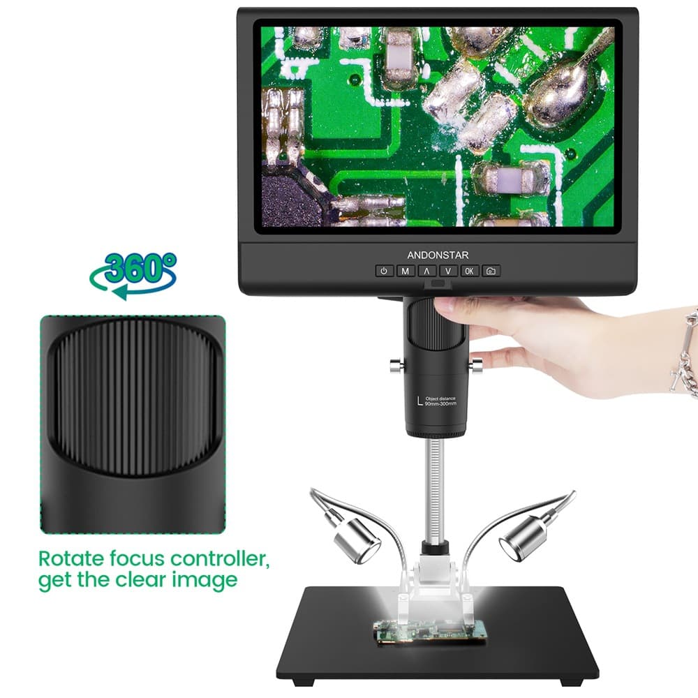 AD209 high definition large screen digital microscope electron microscope mobile phone watch repair antique jewelry identification