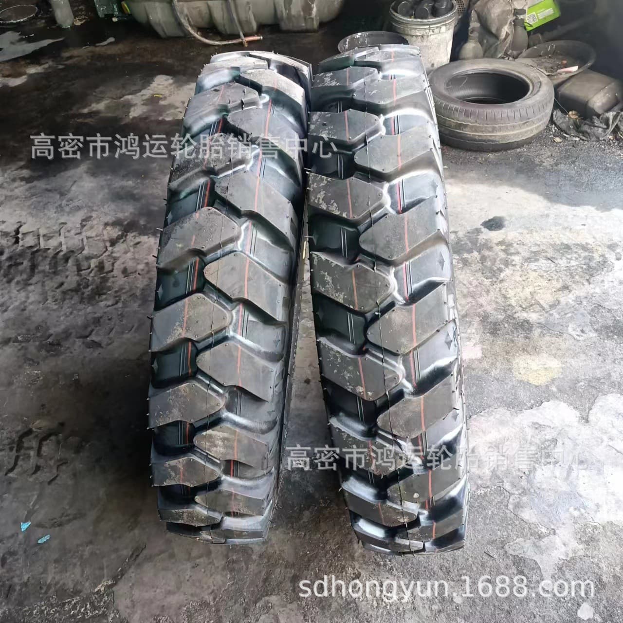 9.00-20 Xinyuan wheeled excavator tires, 8.25-20, 10.00-20, NHS trencher tires