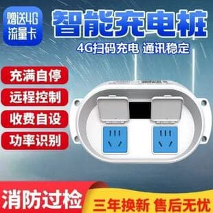 Community 2-Channel QR Code Charging Socket 4G Smart E-Bike Charging Station Card Swipe Two-Wheel Electric Vehicle Charging Station