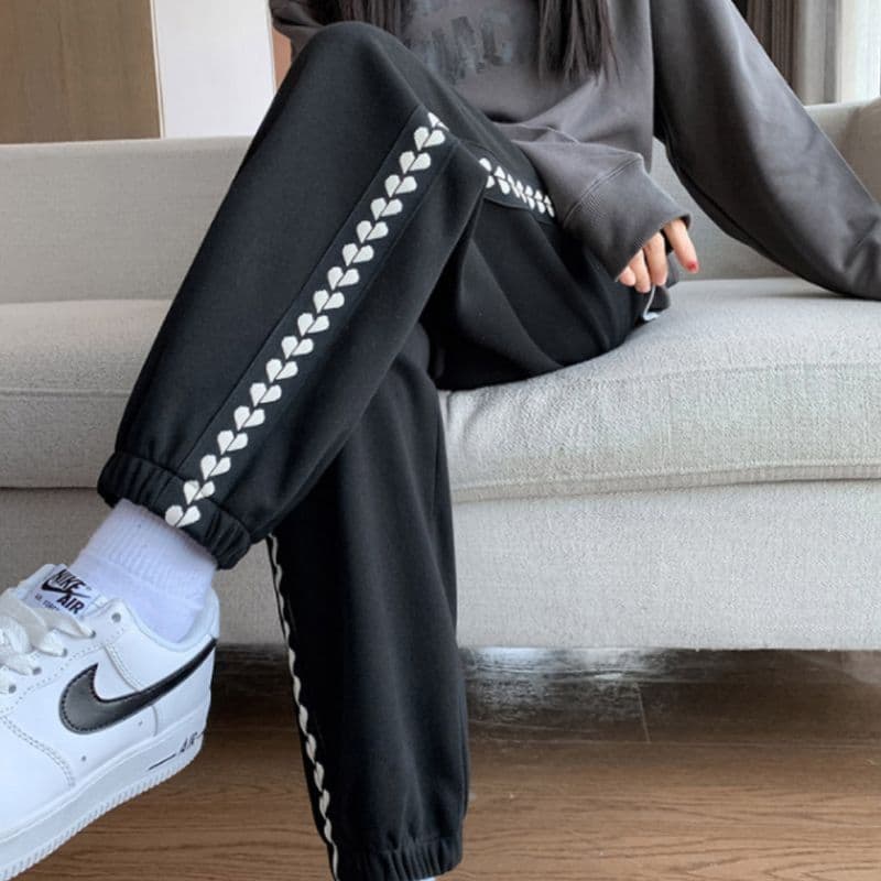 Girls' Pants 2025 New Spring and Autumn Big Children's Sports Pants Sweatpants Western Style Girls Casual Pants Leg Pants Others