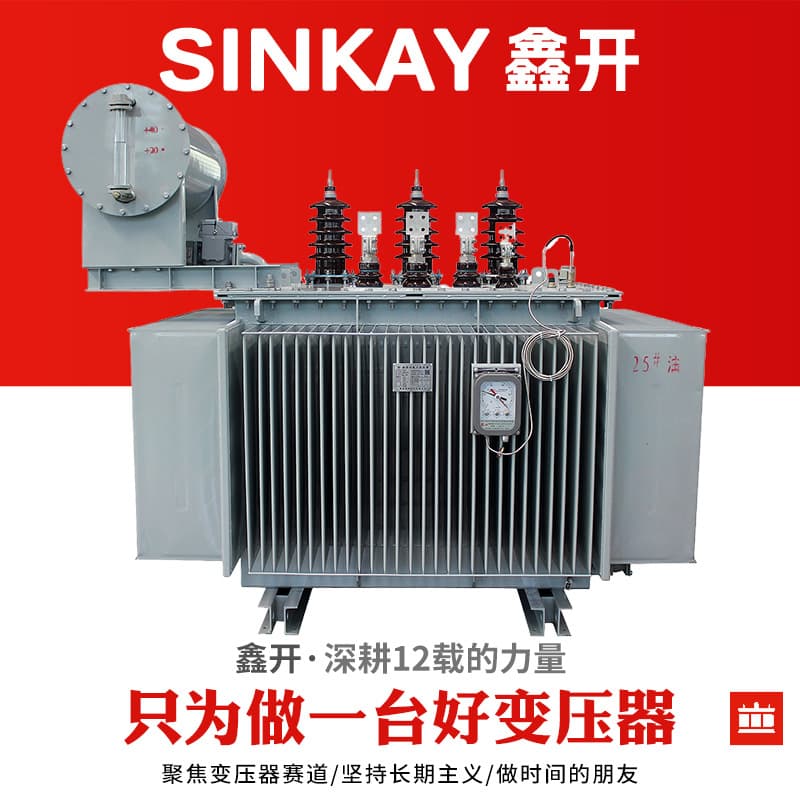 S11-315kva High Voltage 33kv/0.415 Copper 500kw Three-Phase 630 1000 1600 Oil-Immersed Transformer