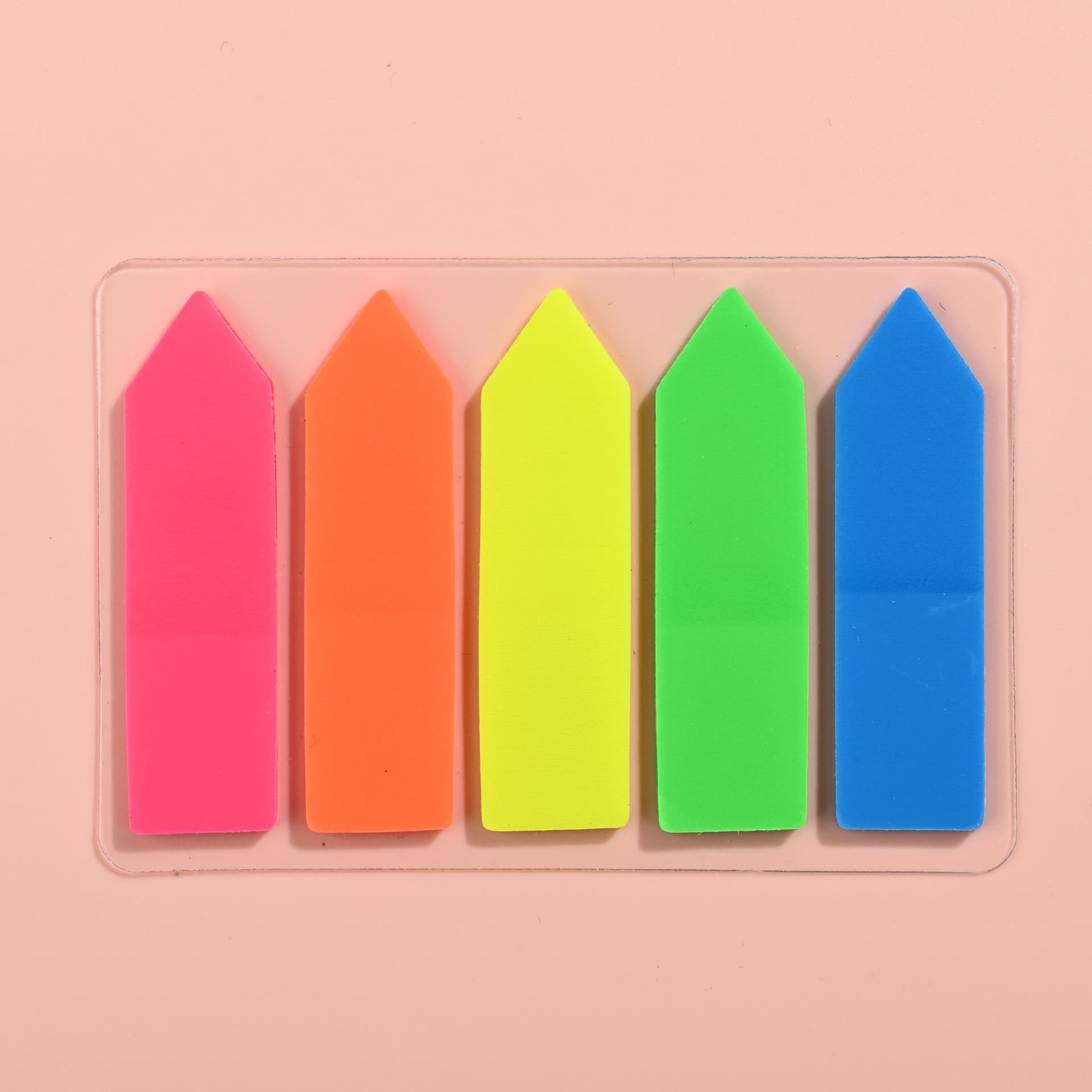 Colorful Sticky Note Index Tabs, Writeable Marker Strips, Plastic Bookmarks, Transparent Indicator Notes for Students