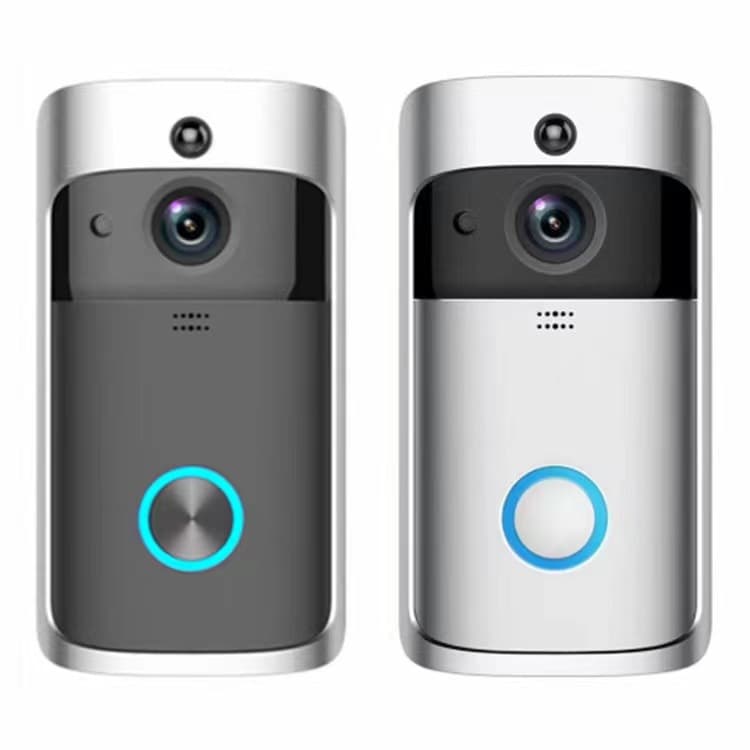 V5 Wireless Wifi Smart Doorbell Visual Voice Intercom Remote Monitoring Doorbell Set Suitable For Home Security Protection