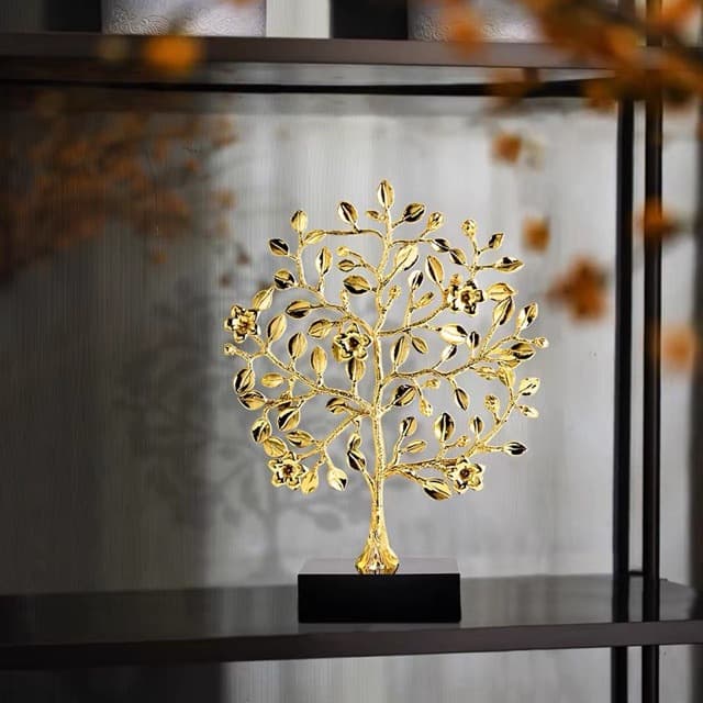 Money Tree Ornament Luxury Fortune Office Money Tree Living Room Wine Cabinet Decoration Housewarming Gift