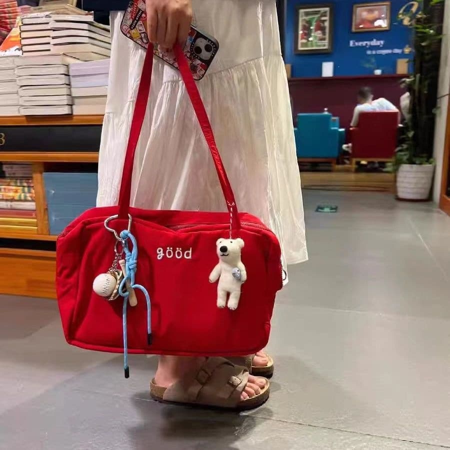 Nylon high-looking casual large-capacity nylon bag handbag new versatile commuter shoulder tote armpit Y95