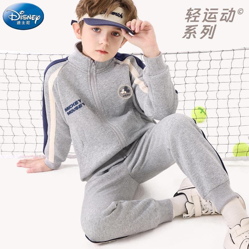 Boys' casual suits, spring clothes, new medium and large children's sweatshirts and sweatpants two-piece sets, autumn children's sportswear