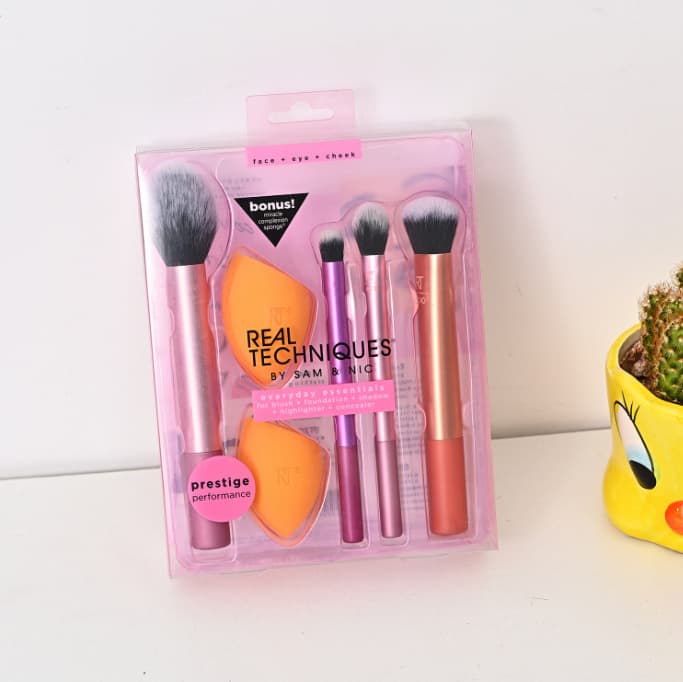 US RT Makeup Brush Set 01786 Blush Brush, Portable Makeup Brush, Zipper Case Full Series Blush Brush