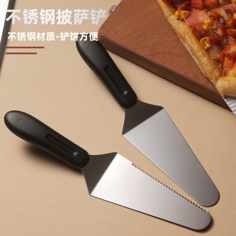 Stainless Steel Pizza Peel, Triangle Spatula, Easy to Clean, Steak Butter Spatula, Cake Slice, Pancake Kitchen Tool