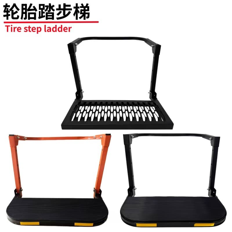 Tire Step Ladder Climbing Step Car Tire Access Ladder Vehicle Step Board
