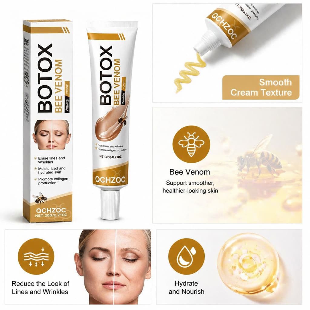 Cross-border Hot Product TK Shein TEMU Amazon Bee Venom Anti-Wrinkle Cream Thailand Southeast Asia Hot Product Philippines Indonesia