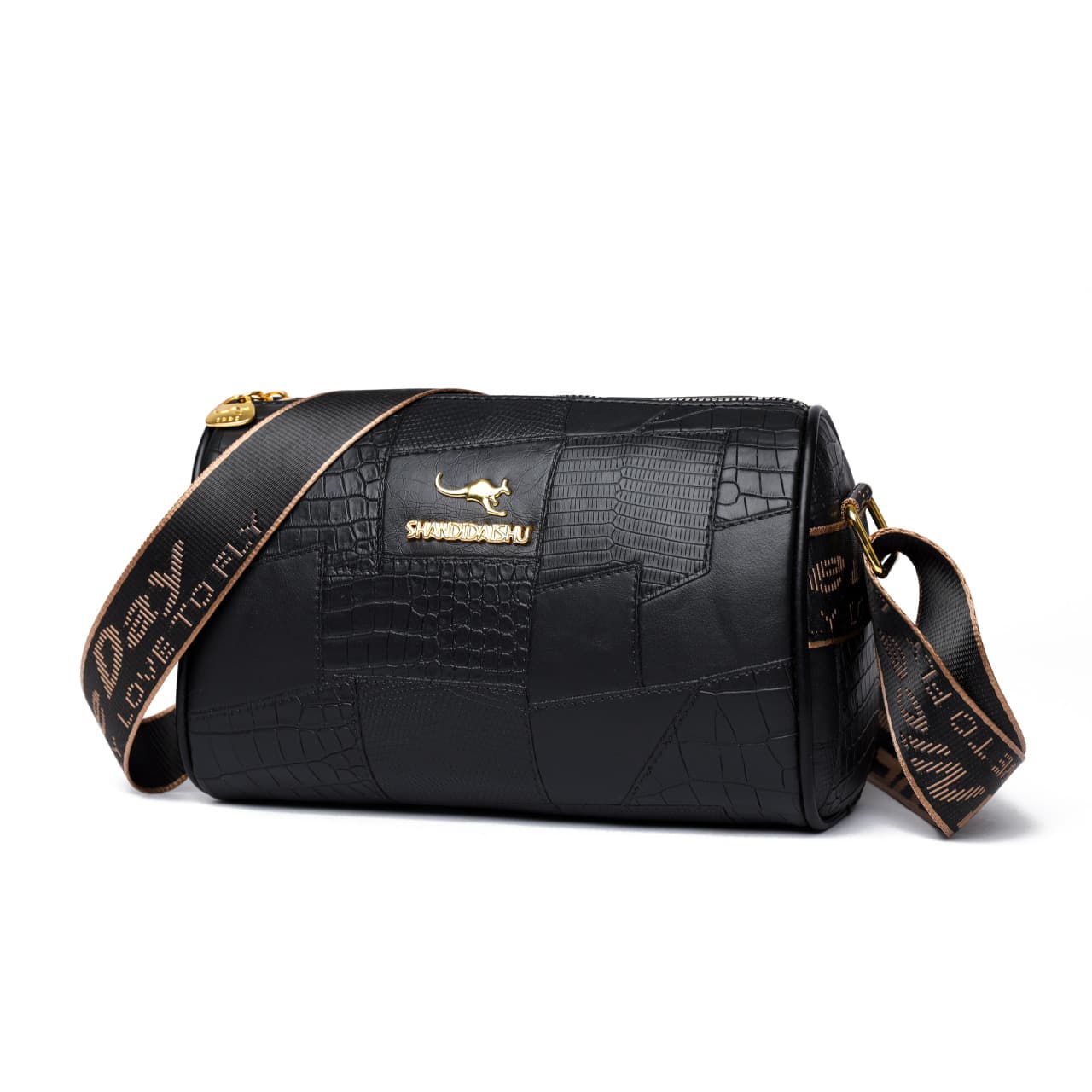 New Trendy Women's Pillow Bag Fashion Cross-Border Bag Middle-Aged Mom Elegant Bag Soft Leather Feel Shoulder Crossbody
