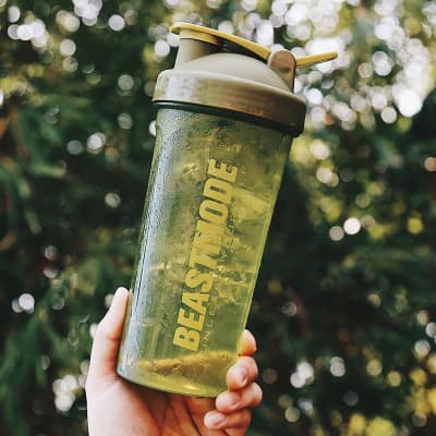 [Customizable] Printed Logo Protein Powder Shaker Bottle 600ml Shake Cup Plastic Sports Fitness Water Bottle Factory