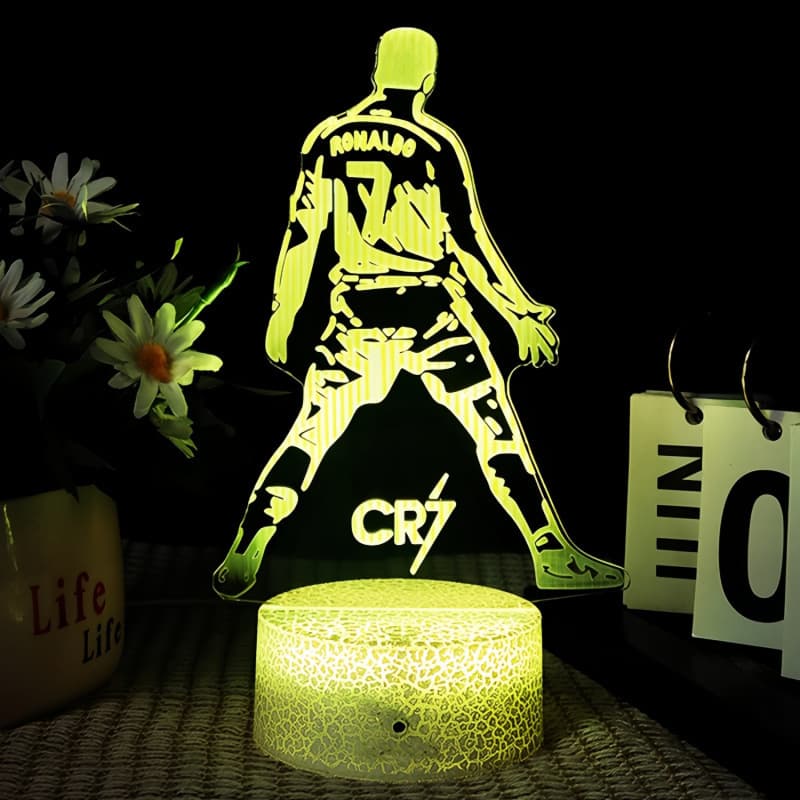 Cross-Border World Cup 3D Night Light, Popular Online Product, Bar Atmosphere Light, Football Star-Shaped Ambient Light, Football Light
