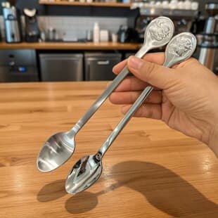 Creative 18/10 Stainless Steel Pig Spoon Coffee Stirring Spoon 304 Dessert Spoon Ice Cream Spoon Seasoning Spoon Kids Meal Spoon