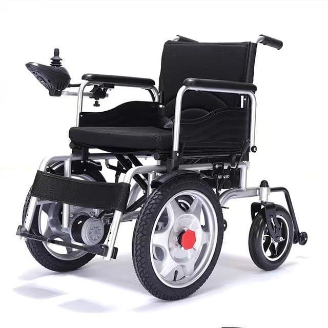 Electric Wheelchair Front-Wheel Drive Automatic Intelligent Folding Lightweight Elderly Disabled Mobility Aid Electric Wheelchair Cross-Border