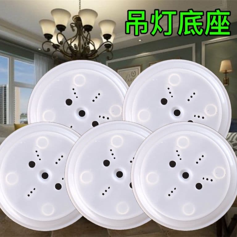 86-Type Surface-Mounted Lamp Holder for Home Bulb Pendants, Round LED Base Socket, Energy-Saving Light Holder for Recessed Installation