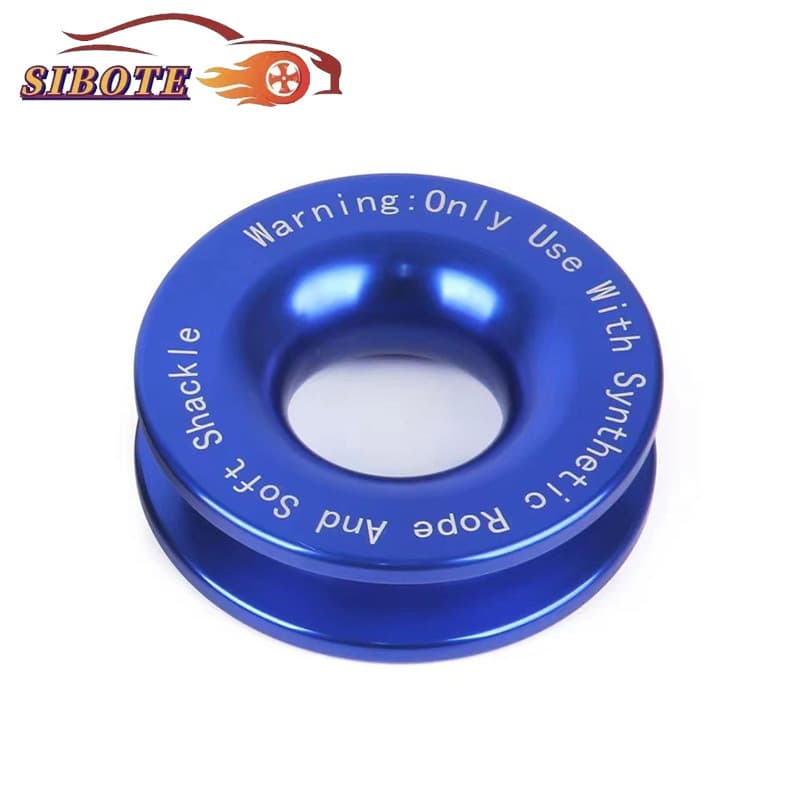 Recovery Ring Winch Rope Car Tow Hook Car Tow Rope Rescue Ring Accessories Vehicle Recovery Tool