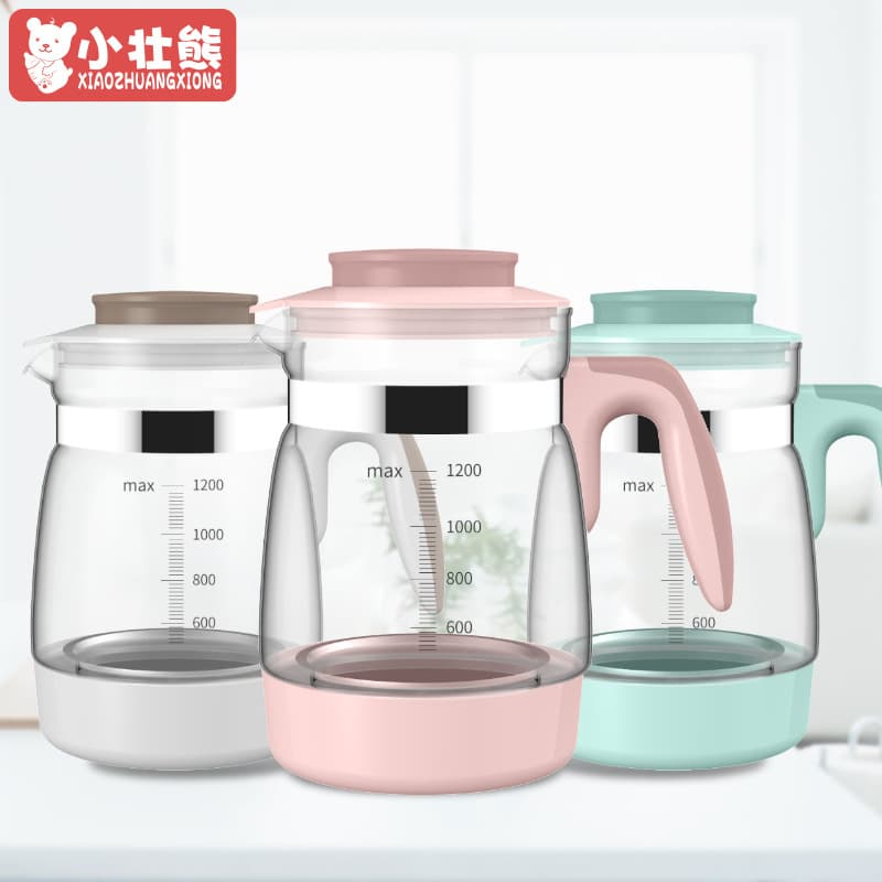 Xiaozhuangxiong Constant Temperature Milk Warmer Electric Kettle for Home Use, Baby Formula Warmer, Full Glass Kettle for Milk Preparation