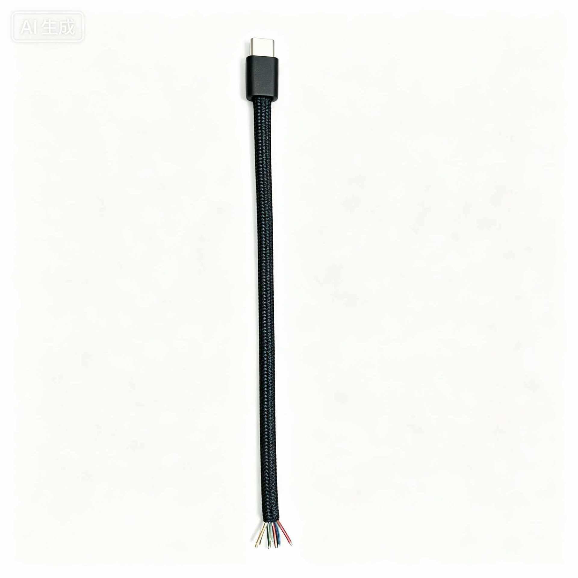 Flat Cable Dual-Head Type-C Data Cable PD Fast Charging Compatible USB-C Charging Cable Fan Cable Noodle Cable