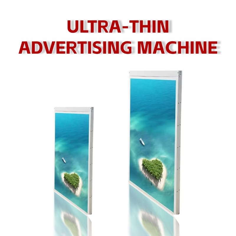 Source Factory Custom 43-inch HD LCD Large Screen Hanging Double-sided Slim Smart Advertising Player