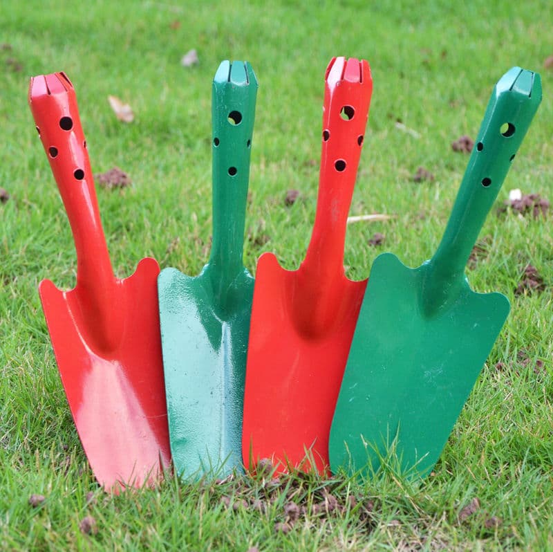 Outdoor Beachcombing Small Shovel Garden Planting Indoor Gardening Tool Loosening Soil Flower Trowel Small Iron Spade Wholesale