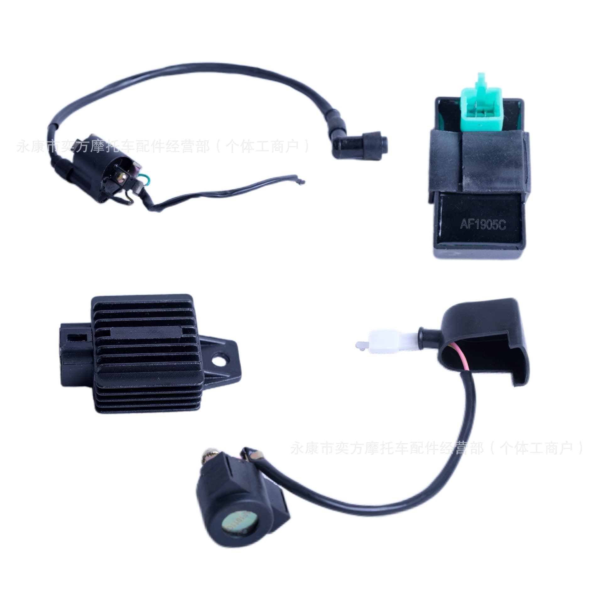 ATV Motorcycle 50/70/90/110 Engine Electrical Parts: High Voltage Coil, Rectifier, Relay, Igniter, Power Supply