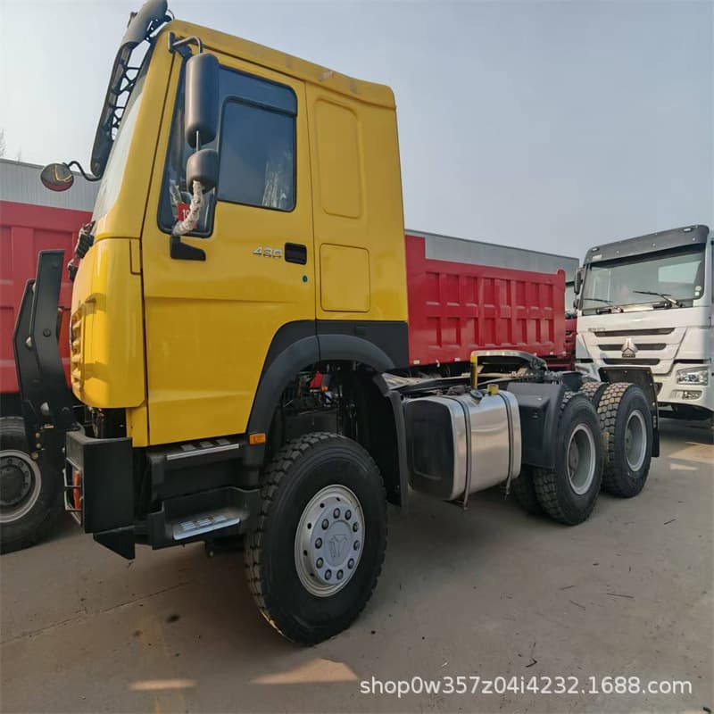 6*4/371 HP Original Engine Rear-Tip Transport Vehicle, Sand and Gravel Rear Eight-Wheel Tipper Transport