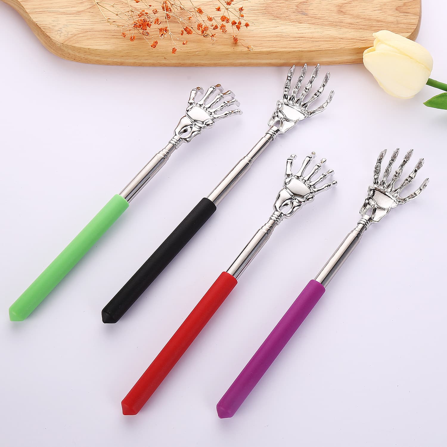 Ghost Hand Stainless Steel Retractable Home Massager Self-Service Back Scratcher Itch Reliever