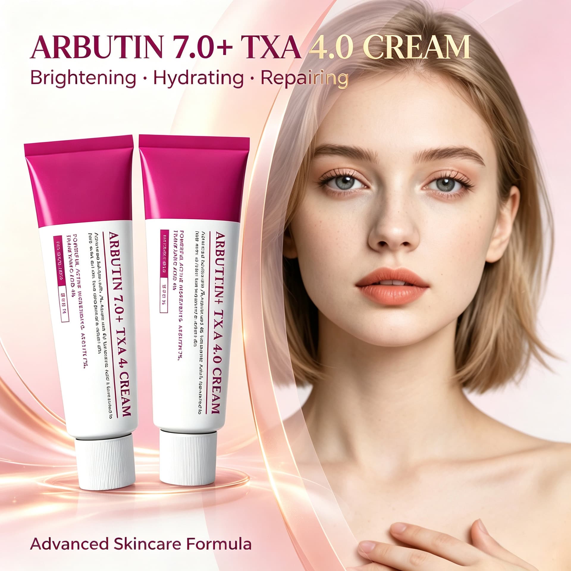Cross-border Radiance Moisturizing Cream Gentle Hydrating Care Refreshing Application Arbutin Face Cream