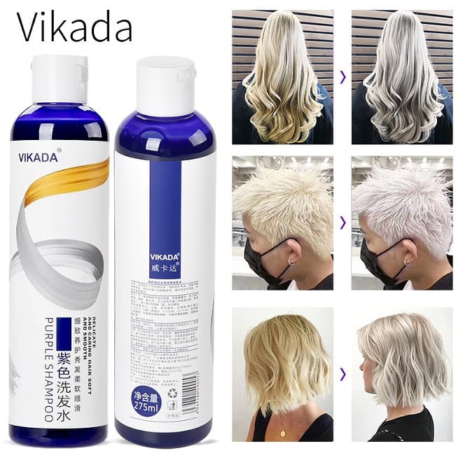 Purple Shampoo for Bleached Hair, Anti-Yellowing, Post-Dye Care Shampoo, Wholesale in Stock for Bleaching and Gray Bleaching