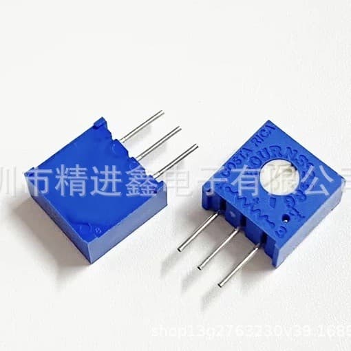 3386W Single-Turn Precision Trimmer Potentiometer Side-Adjust Cermet Potentiometer Resistance 100 Ohm to 2M Bulk Orders Negotiable