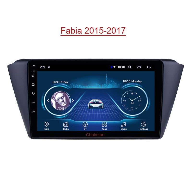 Compatible with 2015 Volkswagen Skoda Fabia Large Screen GPS Car Interconnect Android Navigation