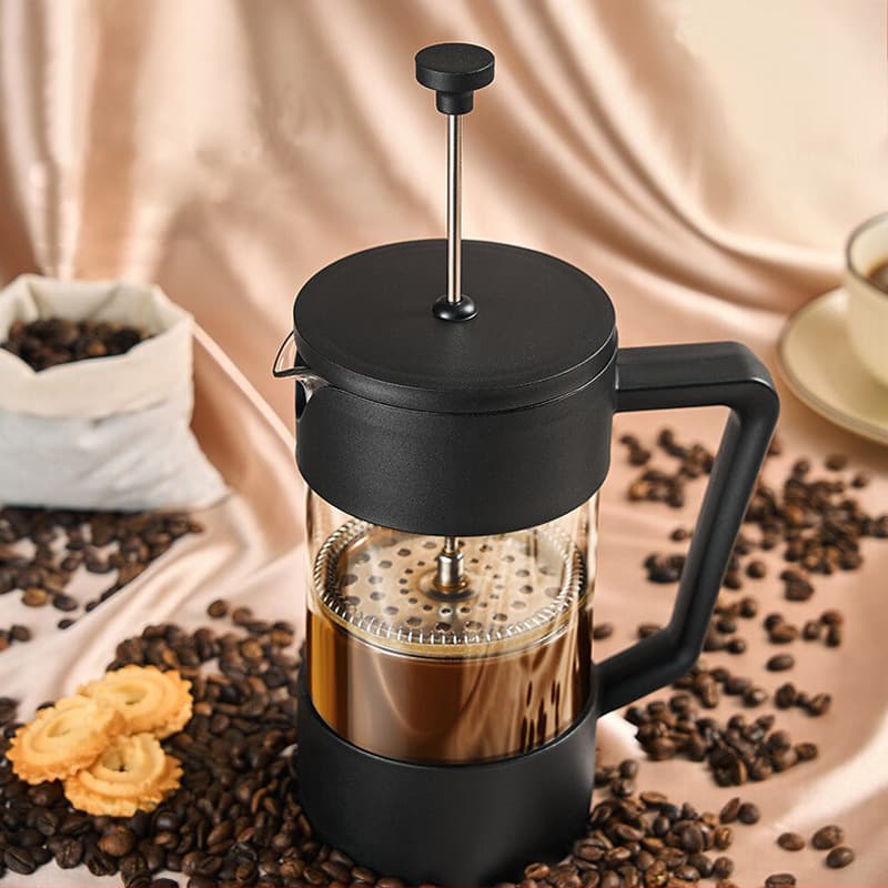 Jieanxi French Press Coffee Maker Set Cold Brew Coffee Filter Home Hand Grind Tea Brewing Kettle