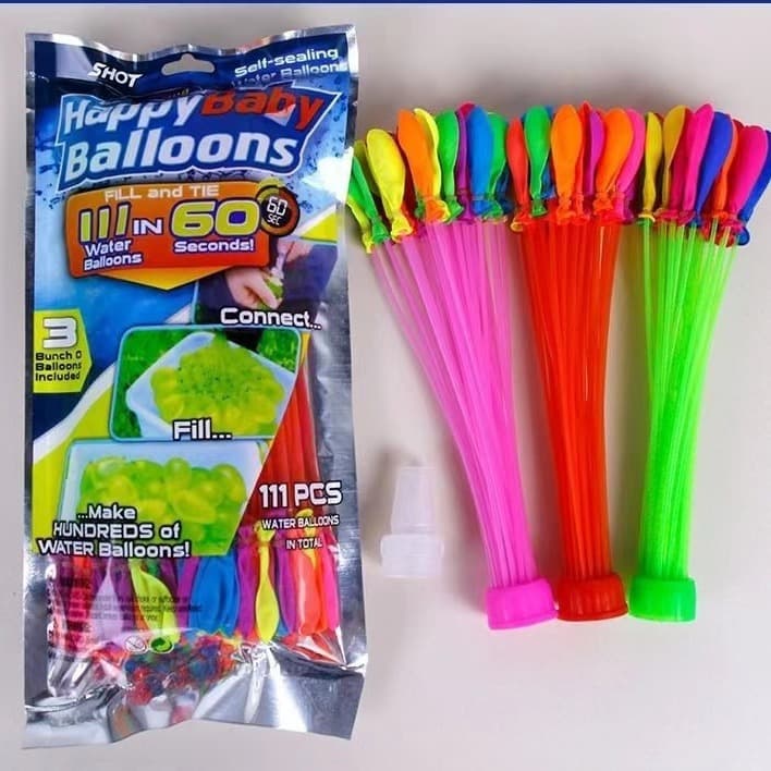 Small Water Balloon Quick Filler for Kids Birthday Water Bomb Summer Outdoor Water Fight Balloon Tool