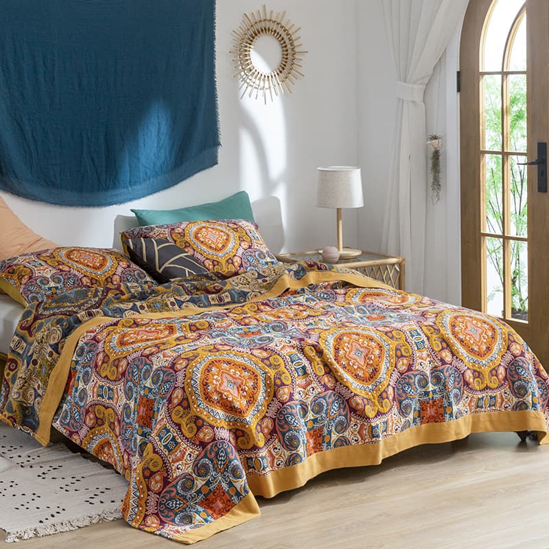 New style towel blankets directly supplied by manufacturers, home single and double air-conditioned blankets, all-season modern minimalist towel blankets